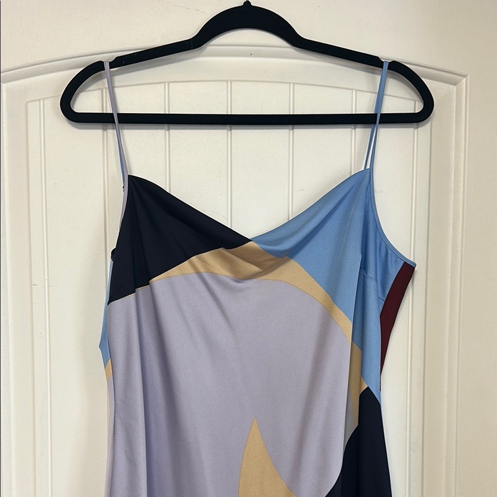 J Crew Colorful Abstract Dress - Picture 2 of 7